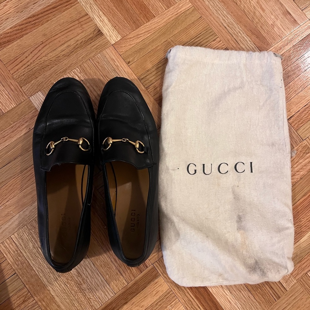 Gucci Jordaan leather loafers - CLASSIC